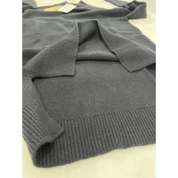 NWT Halogen Size XXS Wool and Cashmere Turtleneck Sweater Black MSRP $179 - Picture 10 of 11